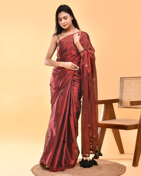 Uns - The Passionate Infatuation - Tissue Silk Hand Woven Saree with Sequin work