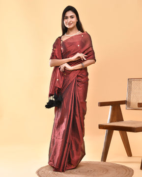 Uns - The Passionate Infatuation - Tissue Silk Hand Woven Saree with Sequin work