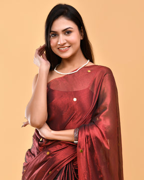 Uns - The Passionate Infatuation - Tissue Silk Hand Woven Saree with Sequin work