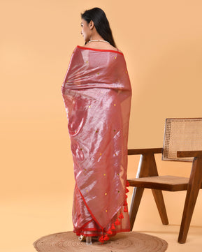 Ruhaani - The Spiritual Connection - Tissue Silk Hand Woven Saree with Sequin work